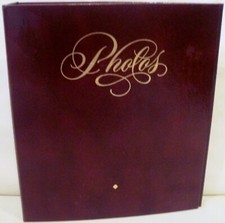 Vintage Hallmark Photo Album PHA7311 Holds 72   4  x 6  Photos Brown