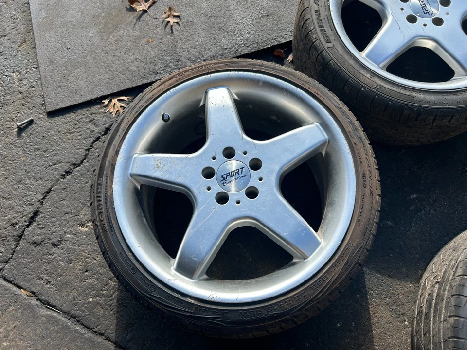 КОМПЛЕКТ КОЛЕСНЫХ ДИСКОВ MERCEDES BENZ C350 E350 CLA SOPRT STAGGER 18"" - Изображение 3 из 4