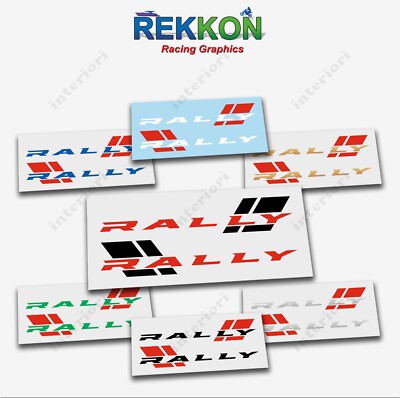 RALLY RACING Sport Performance Car Truck SUV Vinyl Decal sticker emblem ...