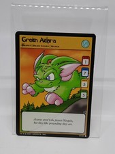 Neopets Card Promo Green Acara S4/S6. 2003