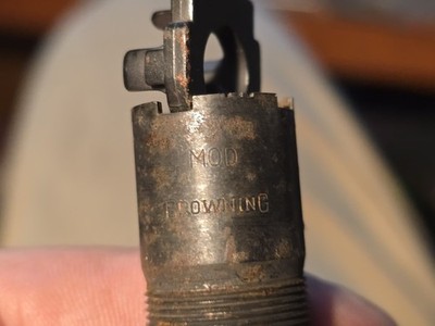 Rusty Browning Invector 20 Gauge Ga Choke Tube Black Modified Mod. & Wrench