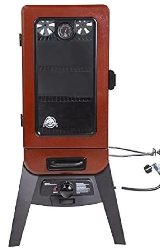 Pit Boss Grills PBV3G1 Vertical Smoker, Red Hammertone 3 Series 
