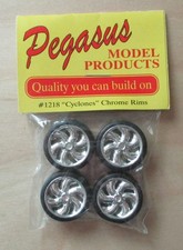 Cyclones Chrome Rims 124 125 Pegasus 1218 Model Accessory