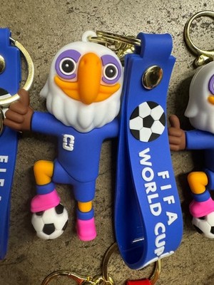 12 World Cup 26 USA, Mexico, Canada Keychains. Llaveros del