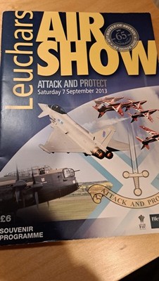 RAF Air Show Leuchars 2013 Programm Attack & Protect. 65. Schlacht um Großbritannien