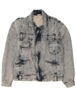 Vintage Herren Jeansjacke UK 42 XL Blau Baumwolle AM10
