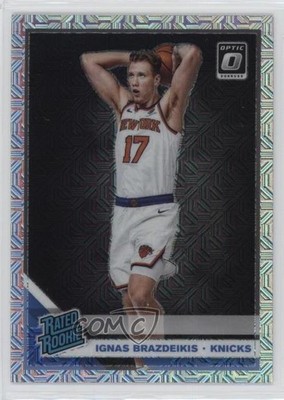 2019 Panini Donruss Optic Rated Choice Prizm Ignas Brazdeikis #173 Rookie RC jg5