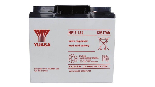 Akumulator Vrla AGM 12V 17Ah (żYwotność 3-5Lat) NP17-12 Yuasa Battery-image