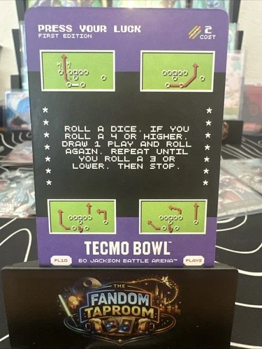 2026 Bo Jackson Battle Arena Tecmo #PL10 Press Your Luck SP Play