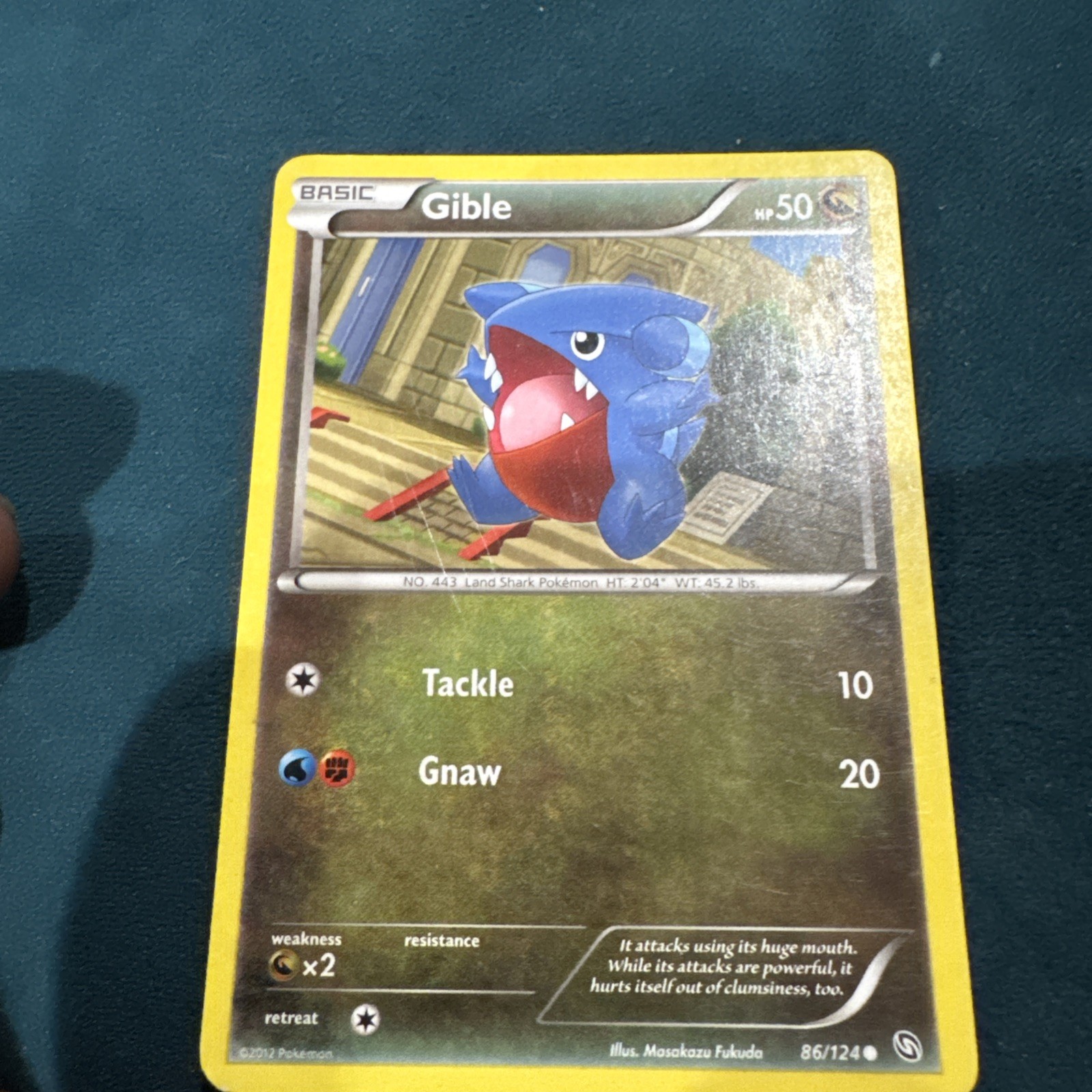 Gible 86/124 Dragons Exalted Regular