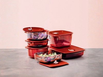 Tupperware Rock n Serve versch Größen Micro-Fix Mikrowelle Gefrierbehälter NEU