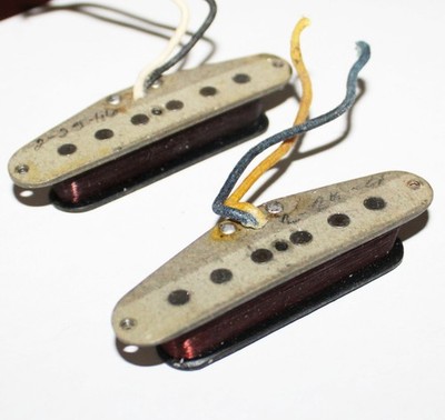 Vintage 1966 Fender Mustang / Duo-Sonic II Pickups Dated Matched RWRP Pair