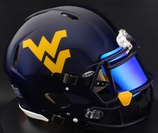 WEST VIRGINIA MOUNTAINEERS WVU Riddell Speed Full Size AUTHENTIC Football Helmet