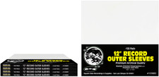  500  12" Super Clear ARCHIVAL 2mil Record Outer Sleeves Vinyl Bags Covers BOPP