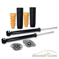 Atec 2X StoßDÄMpfer +Domlager +PROTECTION-KIT Hinten FÜR Audi A1 VW FOX Polo 6R