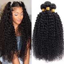 Curly Human Hair Bundles 100% Unprocessed Kinky Curly Bundles Human Hair Soft