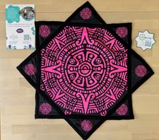 FlowStar Spinning Cloth Flow Toy Pink Black Festival Toss Toy