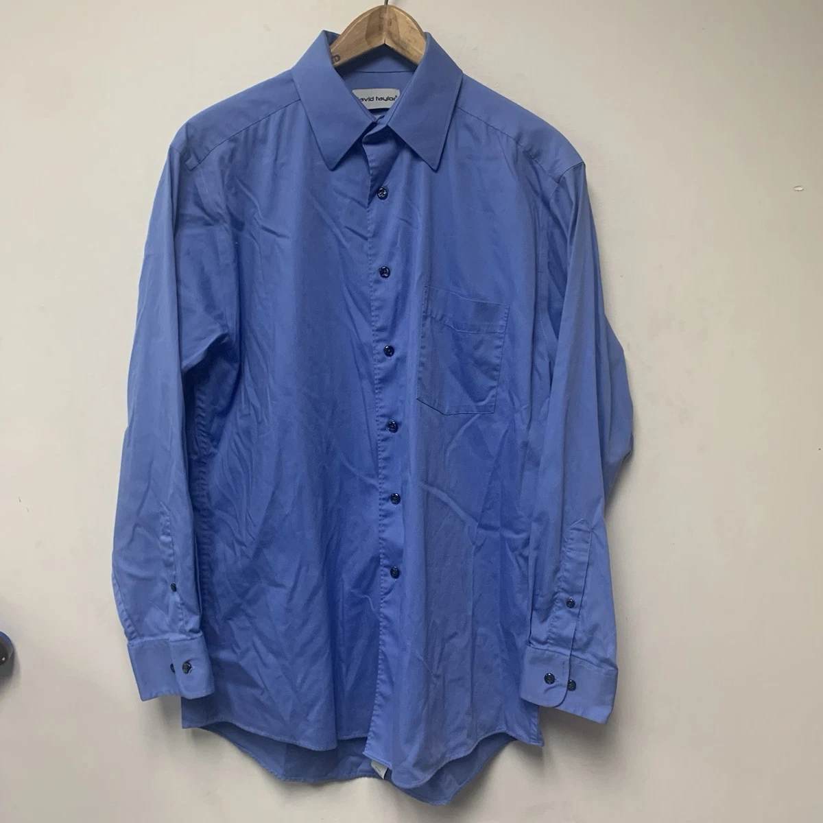 David Taylor Long Sleeve Button-Down Dress Shirts for Men for sale | eBay