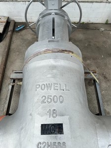 18" 2500 POWELL PRESS SEAL PARALELL SLIDE GATE VALVE