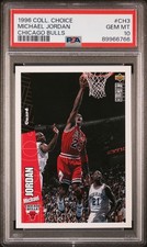1996 UPPER DECK COLLECTOR'S CHOICE #CH3 MICHAEL JORDAN PSA 10 GEM MINT POP: 129