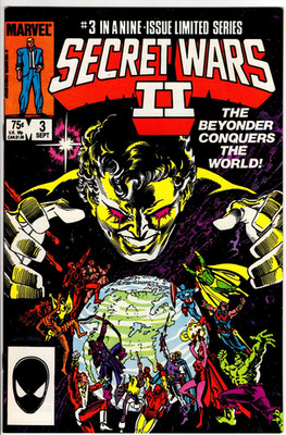 SECRET WARS II #3 (1985): KEY- 1st Full app Human Form Beyonder: NM-
