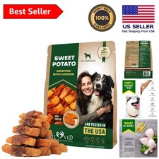 Natural Grain-Free Dog Treats with Chicken - Promotes Dental Health 10.6 oz