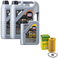 MotoröL Set 4210 0W-30 Liqui Moly 11 Liter + ÖLfilter FüR Mercedes Sprinter B906