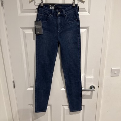 Lee Scarlett Super High Waisted Denim Jeans Body Optix W28 L31 Neu