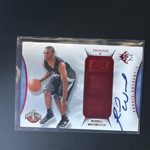 Russell Westbrook [Signed Patch] #139 2008 SP Authentic card