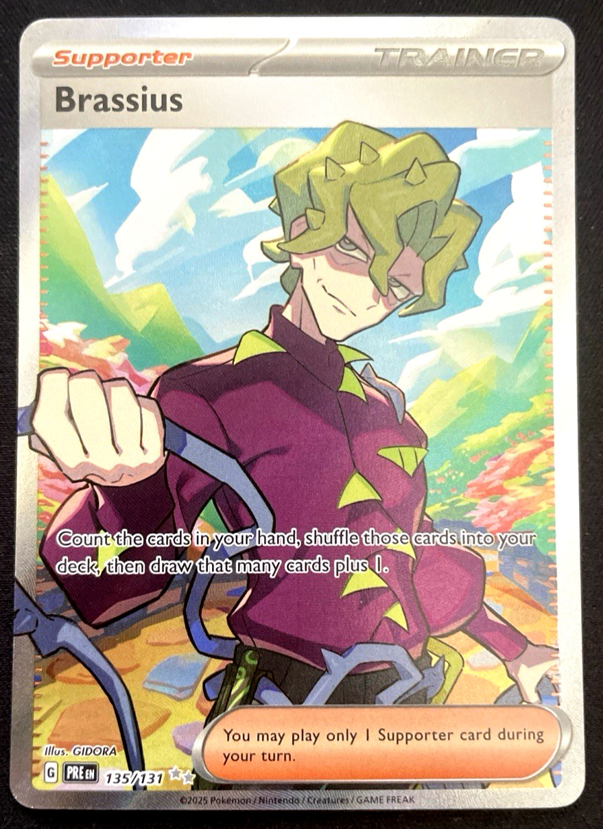Brassius Holofoil 135/131 Ultra Rare SV: Prismatic Evolutions NM