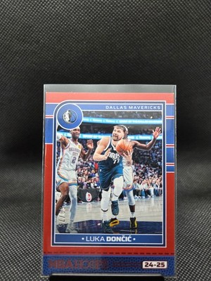 2024-25 Panini NBA HOOPS Luka Dončić #115 Red /75 - Dallas Mavericks