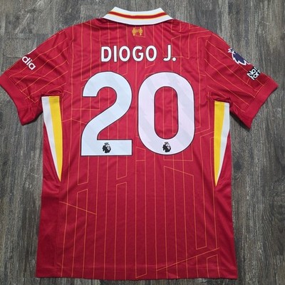 2025 Nike Liverpool Home Soccer Jersey Diogo Jota Men M England
