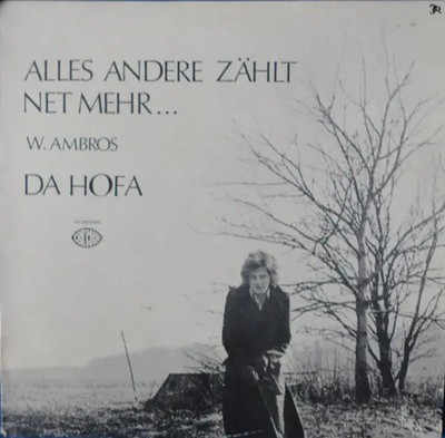 Wolfgang Ambros Alles Andere Zählt Net Mehr  Da Hofa Pop Music Vinyl LP
