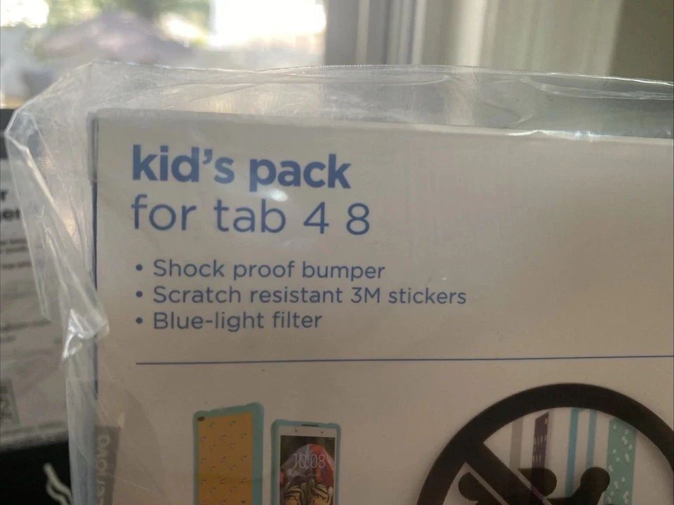 Lenovo Tab 4-Plus 8" paquete infantil a prueba de golpes 3M pegatina Foto 4 de 4