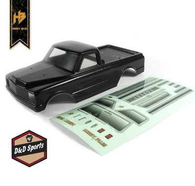 Hobby Plus 240133 - CR-18 Convoy Lexan Body (Glossy Black)