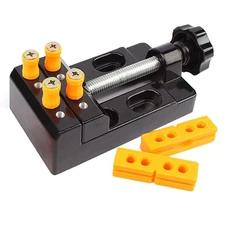 Mini Flat Clamp Mini Bench Vice Clamp Opening Parallel Table Vise for Watch R...