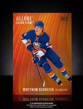 2025-26 Allure Hockey #CF-MS Matthew Schaefer Color Flow Red-Orange Islanders RC