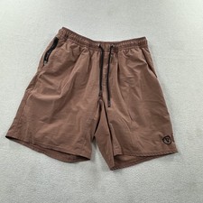 Vuori Shorts Mens Small Brown Kore Elevate 7" Lined Training Running Gym