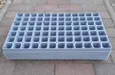 6 Pikierplatten, Aussaatplatten, Multitopfpaletten 84 Löcher ca. 3,5 cm