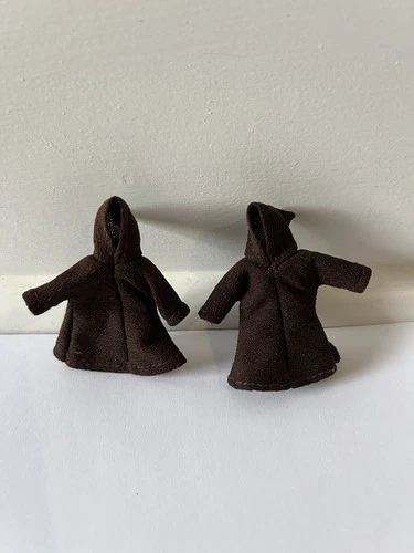 STAR WARS JAWA CAPE SMALL HOOD SET X2 LOT KENNER VINTAGE 1978 R2 D2 TATOOINE C9