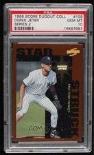 1996 Score Dugout Collection Series 2 Derek Jeter #109 PSA 10 GEM MT HOF 04b0