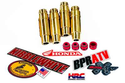 #ad 10 15 CRF 250R Valve Guide Kit Kibblewhite RED Viton Seals Head Fix Engine Build $88.88