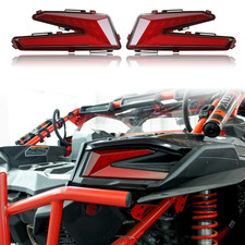 Sautvs Led Taillights For Can Am X3 Red Rear Brake Stop Lights Tail Lamps For