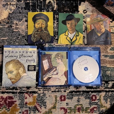 Loving Vincent (Special Edition - 4 RARE Post Cards) (Blu-ray, 2017) 