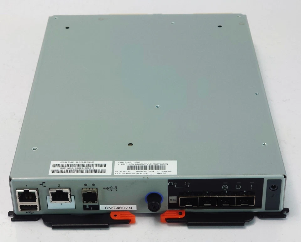 IBM Lenovo Storwize V3700 V5000 V5010 G2 Node Canister 01LJ608 16Gb FC 64GB SSD - Bild 2 von 4