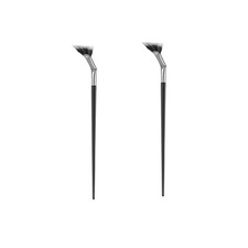 Fan Mascara Brushes Eyelash Eyebrow, 2Pcs Black Makeup Tools