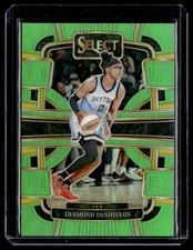 2024-25 Panini Select WNBA Neon Green Prizm Diamond DeShields 57/75 #100