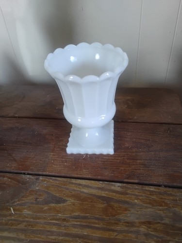 Vintage Milk Glass Vase