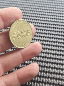Sonic Hedgehog Welcome To Sega World Park Coin Token Rare Promo GENESIS SATURN 