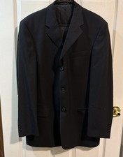 KENNETH COLE Unlisted Sport Coat Jacket Blazer Black 40L